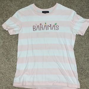 The coolest embroidered Bahamas tee!